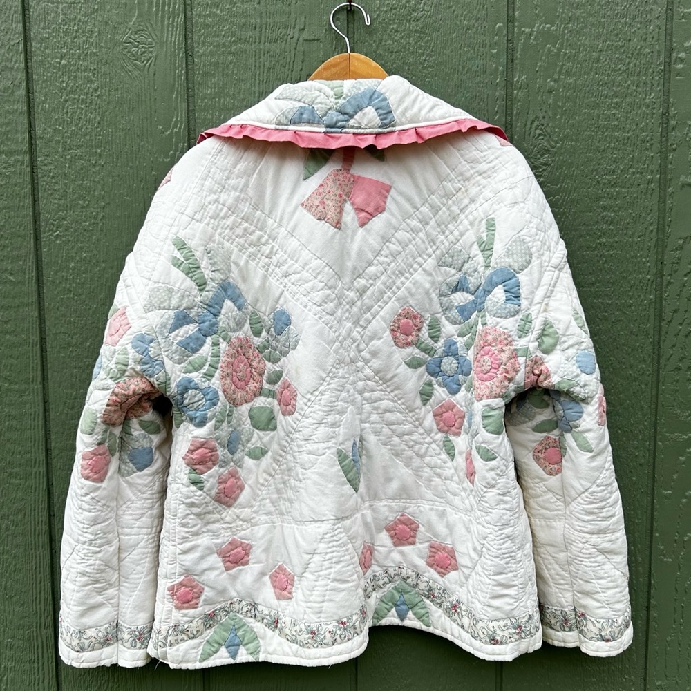 Handmade Antique Quilt Coat - Picture 7 of 10